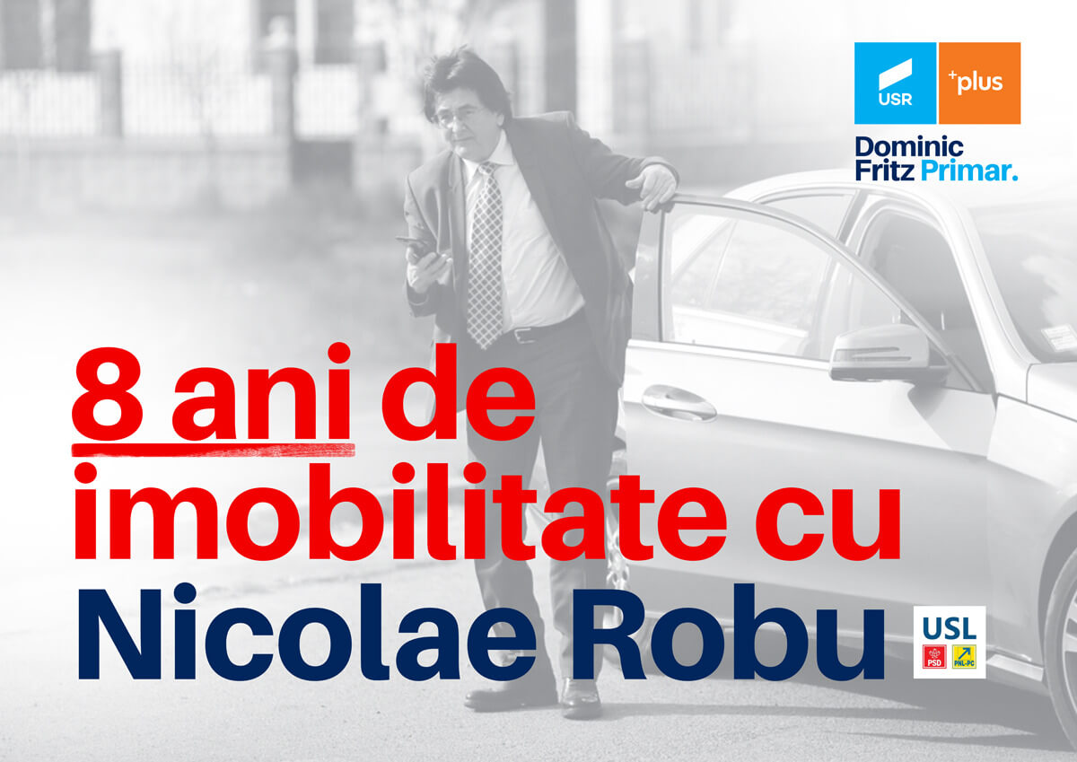 8 ani de imobilitate cu Nicolae Robu. Analiza transportului public din Timișoara.