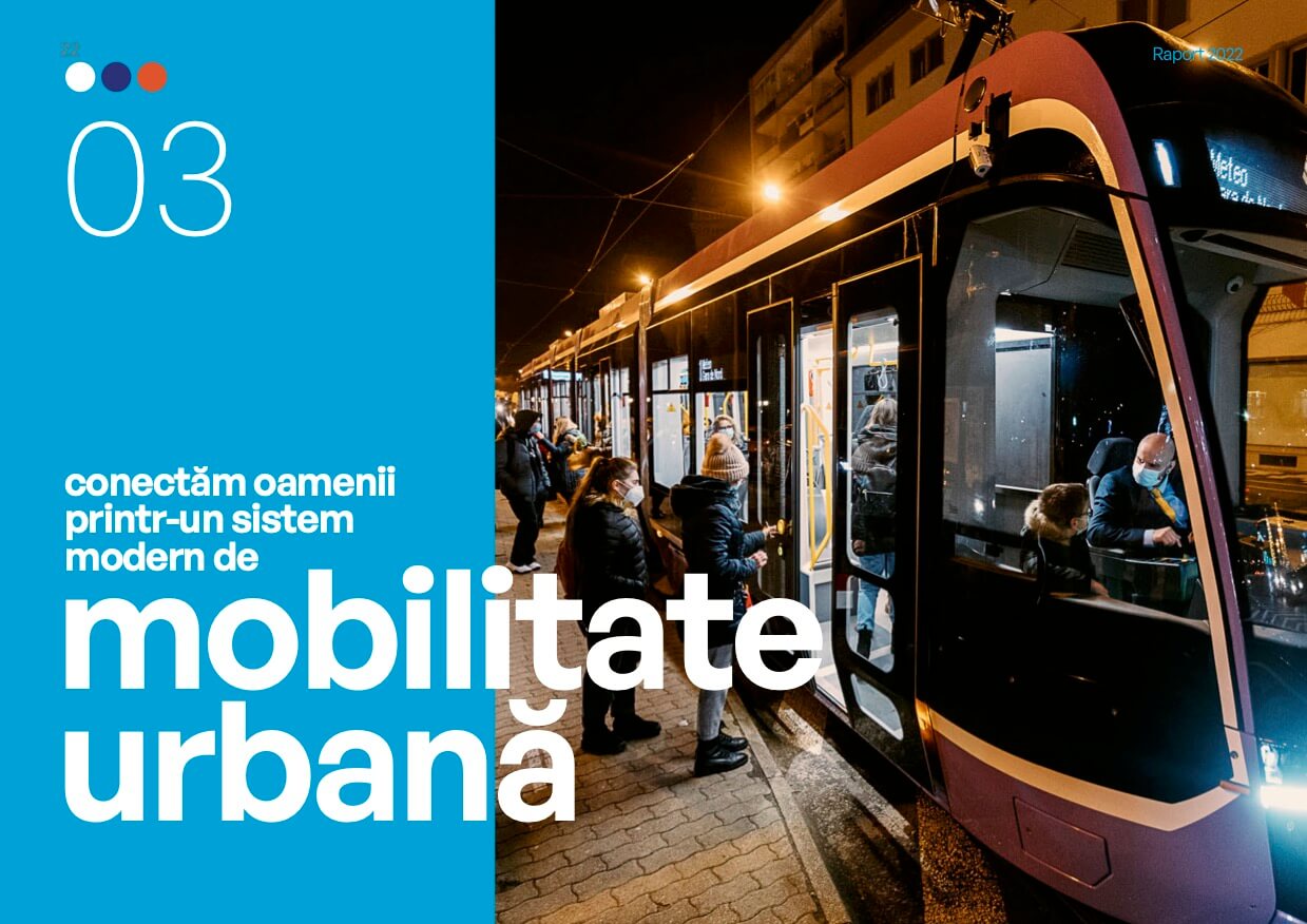 Dominic Fritz - Raport de guvernare locală 2022 - sistem modern de mobilitate urbana Timisoara